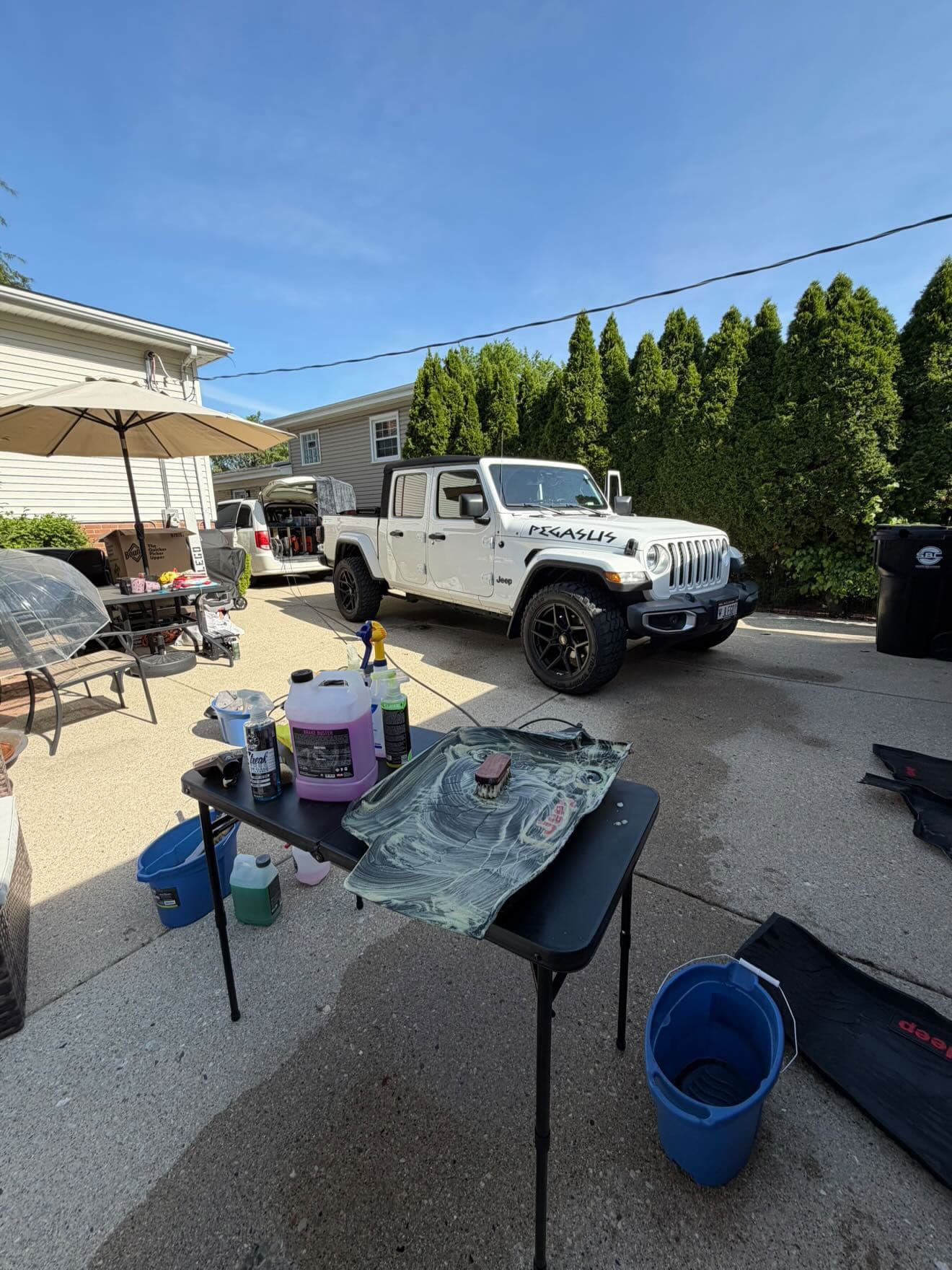 Becks Mobile Detailing setup — Jeep Gladiator